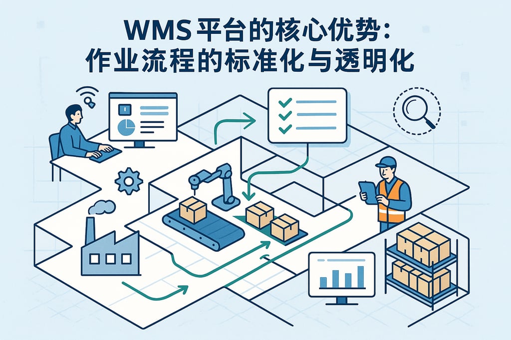 WMS 平台的核心优势：作业流程的标准化与透明化